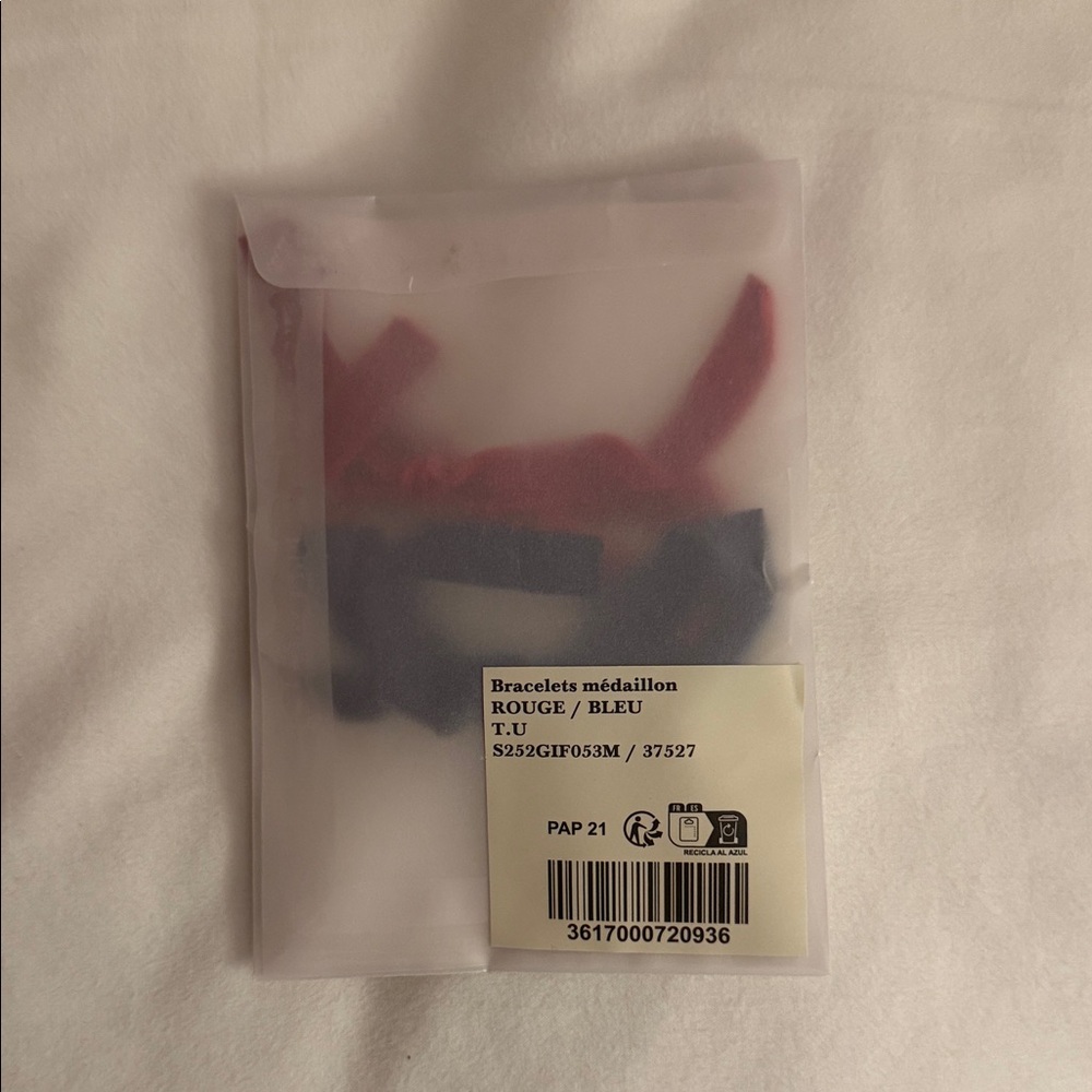 Sezane - Red and Navy Charm Bracelets - Picture 4 of 4